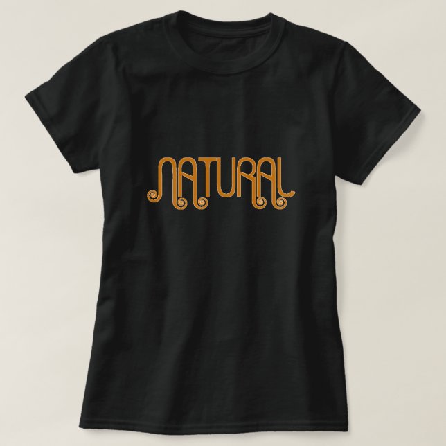 T-shirt à cheveux naturels (Design devant)