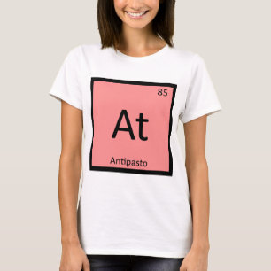 T-shirt À - Chimie des Apéritifs Antipasto Tableau Périodi