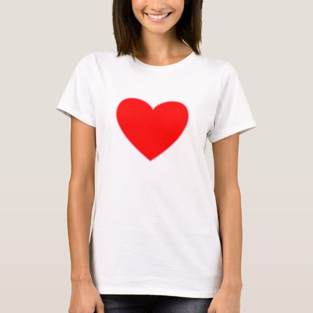 T-Shirt à coeur (Devant)