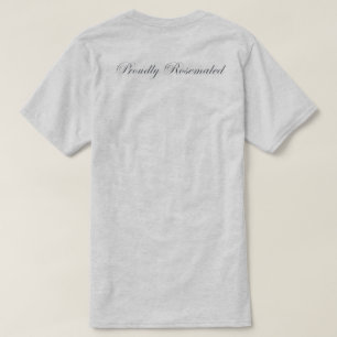 T-Shirt à cœur floral Rosemaling norvégien élégant