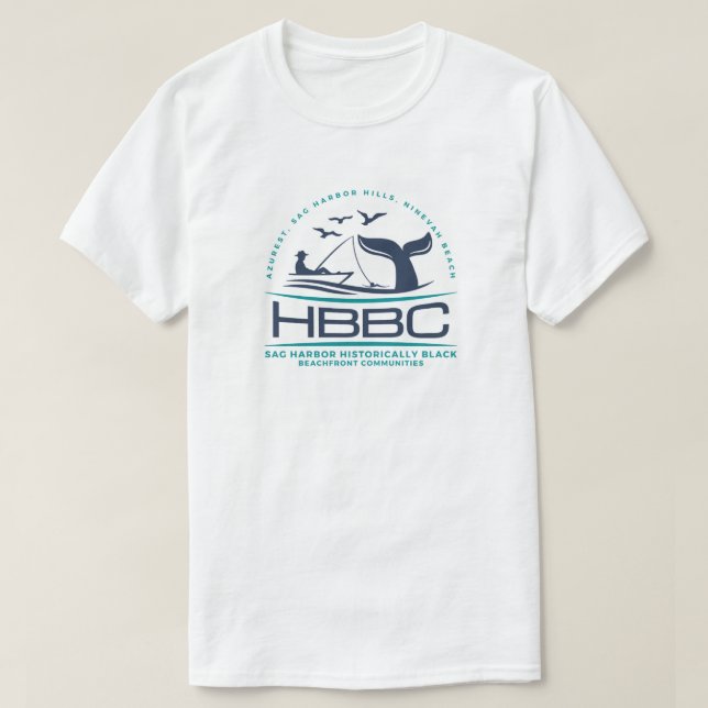 T-Shirt à col d'équipage masculin de la HBBC de Sa (Design devant)