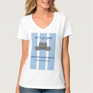 T-shirt à col en V pour enterrement de vie de jeun