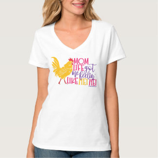 T-shirt à col V de base pour femmes