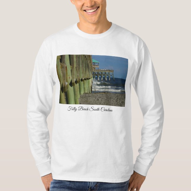 T-shirt À côté de Folly Pier (Devant)