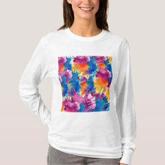 T-shirt à couleur mixte