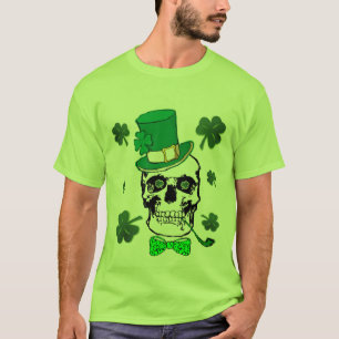 T-shirt à crâne Saint-Patrick