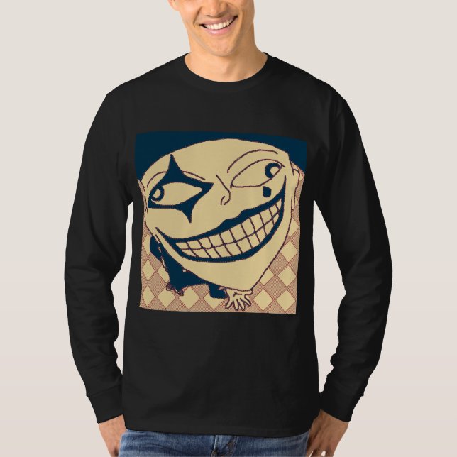 T-shirt À damiers MTJ souriant (Devant)