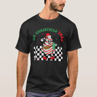 T-shirt À damiers super Oh Christmas Tree Cakes for Cake
