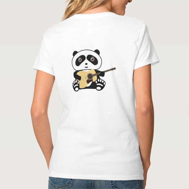 T-Shirt à design mignon de Panda (Dos)