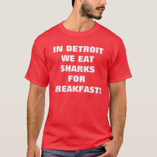 T-SHIRT À DETROIT NOUS MANGEONS DES REQUINS POUR LE PETIT