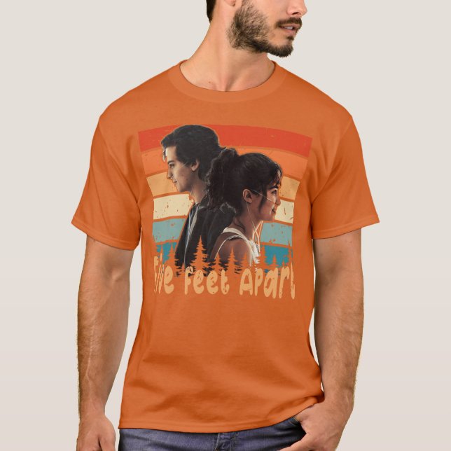 T-shirt À deux pas l'un de l'autre (Devant)