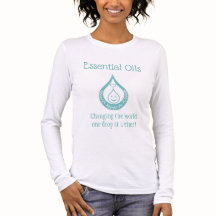 T-shirt à devis habile pour goutte d'huile essenti