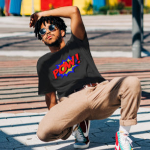 T-Shirt à effet sonore Pop Art de bande dessinée r