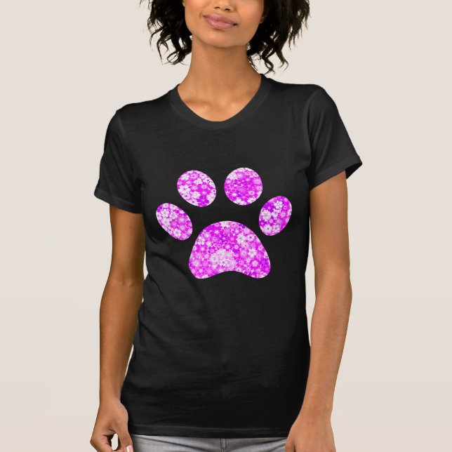 T-Shirt à empreinte de patte (Devant)