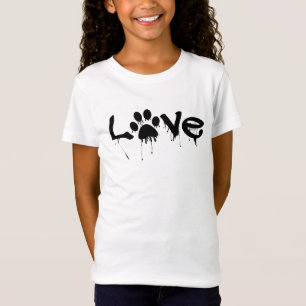 T-Shirt à empreinte de patte