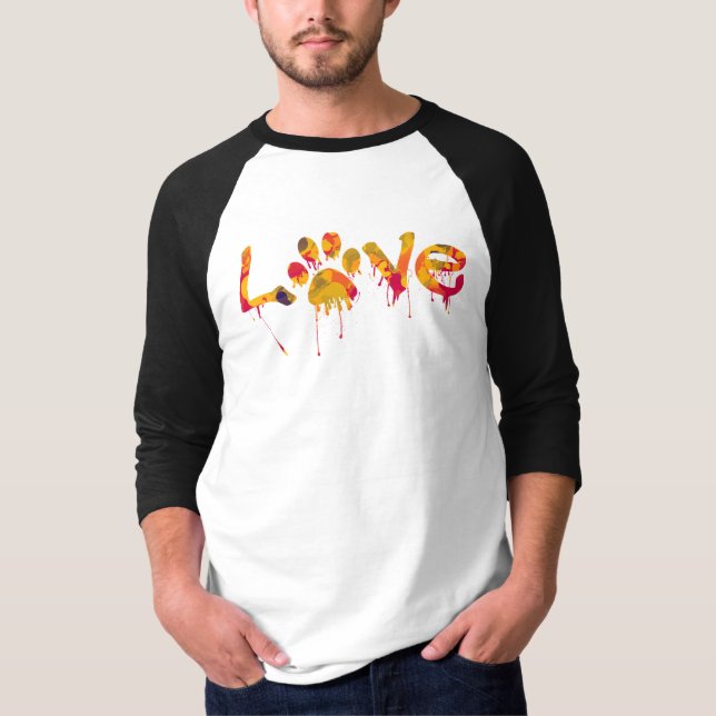 T-Shirt à empreinte de patte (Devant)