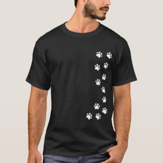 T-shirt à empreinte de patte - modèle
