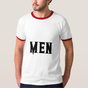 T-shirt à encolure ras-du-cou pour homme avec text