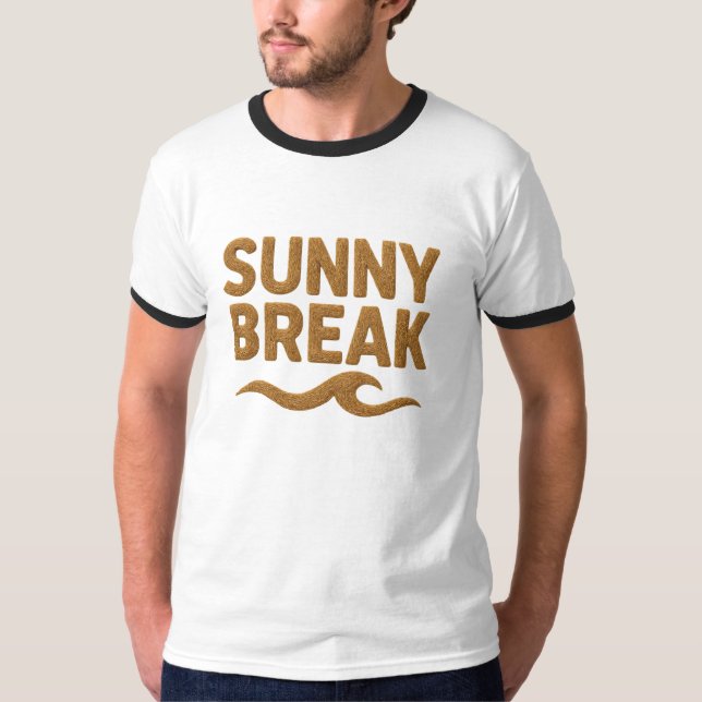 T-shirt à encolure ras-du-cou pour hommes  (Devant)