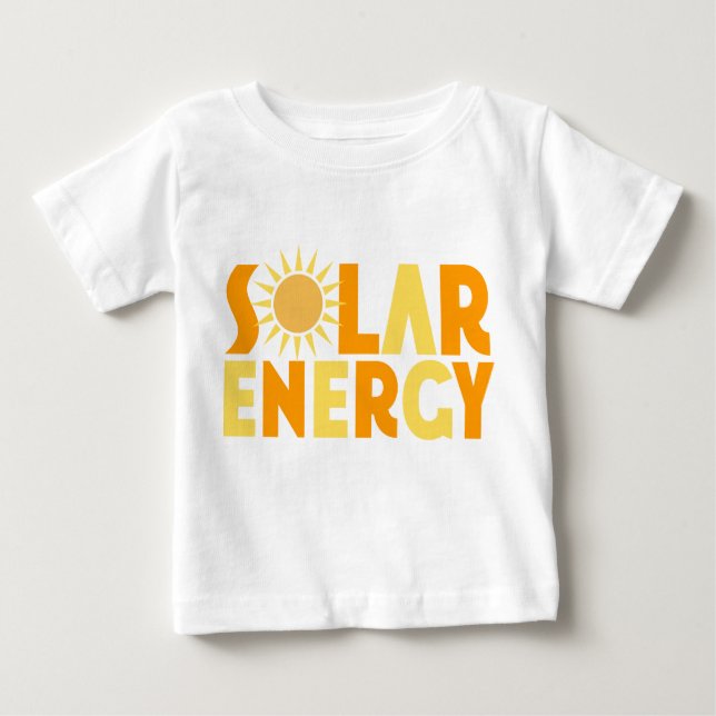T-shirt à énergie solaire de cadeau (Devant)