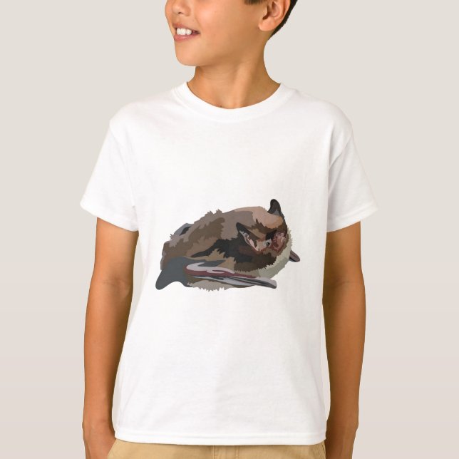 T-shirt A est pour Alcathoe Bat (Devant)