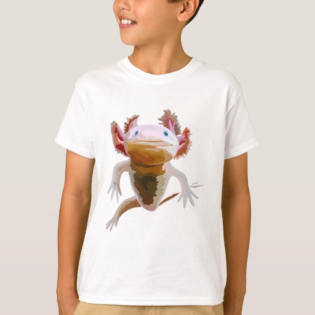 T-shirt A est pour Axolotl (Devant)
