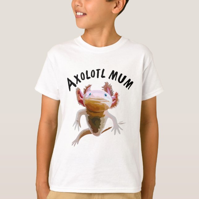 T-shirt A est pour Axolotl (Devant)