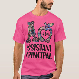 T-shirt A Est Pour L'Adjoint Principal De L'École Prin