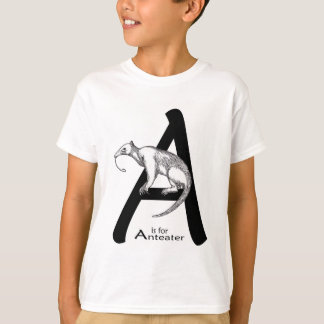 T-shirt A est pour le fourmilier