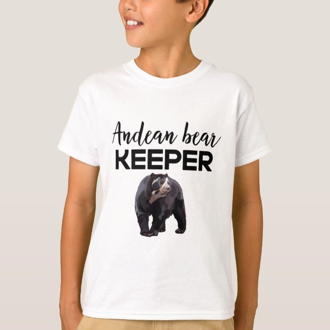 T-shirt A est pour le gardien d'ours andin (Devant)