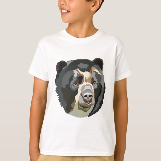 T-shirt A est pour Ours andin (Devant)