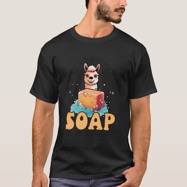 T-shirt A Été Addicé À Nettoyer Le Savon Maintenant La Fab (Devant)