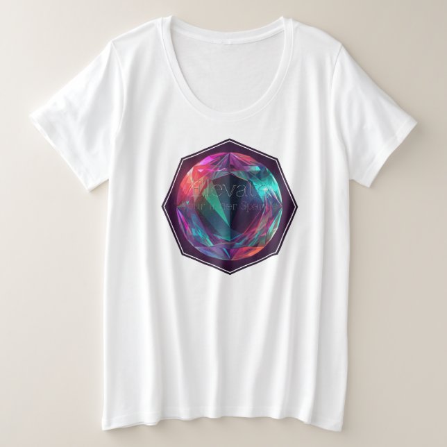 T-Shirt à étincelle intérieure de Yout Elevate (Design devant)