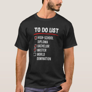 T-shirt À faire Liste des baccalauréats du secondaire Maît
