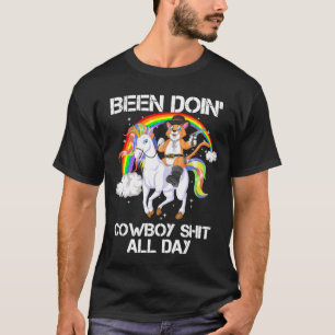 T-shirt a fait cowboy toute la journée