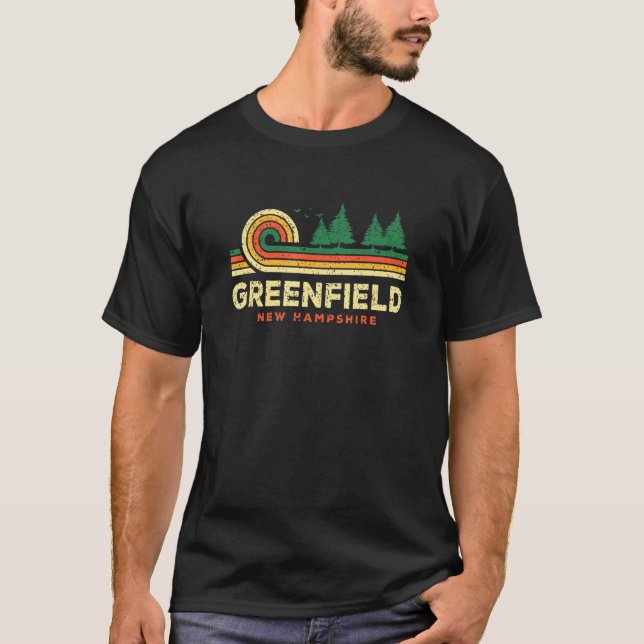 T-shirt À feuillage persistant Sunset Greenfield Forest Ne (Devant)