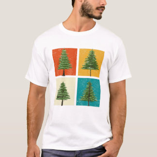 T-shirt À feuillage persistant Tree Outdoor Wildlife Pop A