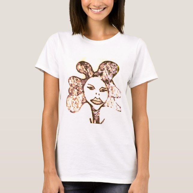T-shirt à fleurs (Devant)