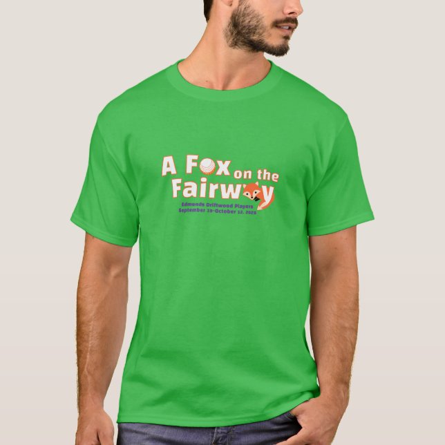 T-shirt A Fox on the Fairway - Mens - Green Shirt (Devant)