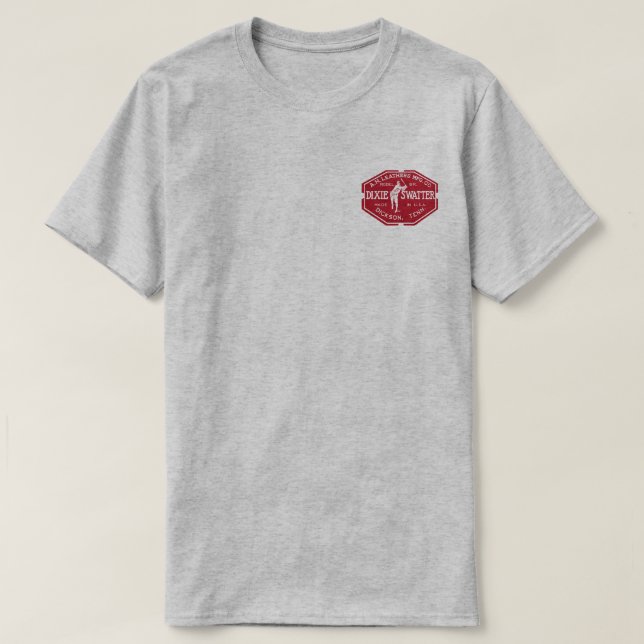 T-shirt A.H. Leathers Dixie Swatter Baseball Dickson TN. (Design devant)