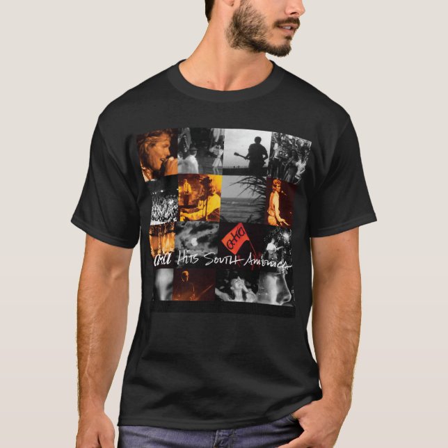 T-shirt A-ha - Hits South America album 2016 (Devant)
