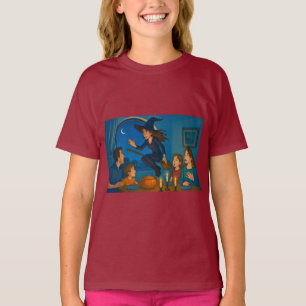 T-shirt À Halloween, accueillez les sorcières !
