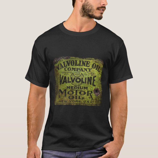 T-shirt à huile de valvoline (Devant)