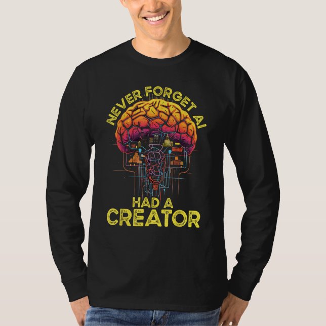 T-shirt A I Intelligence Artificielle Robot Robotique Appr (Devant)