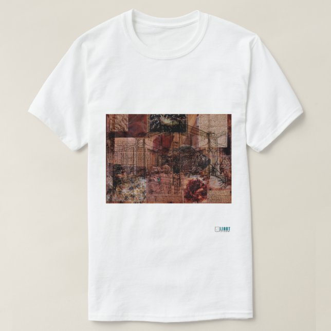 T-shirt à impression frontale Poisson se souvient  (Design devant)
