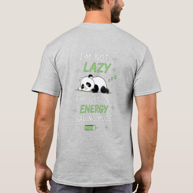T-Shirt à Impression minimale sur le devant et log (Dos)