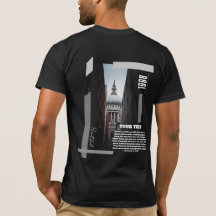 T-Shirt à Impression Personnalisée au Dos avec Imm