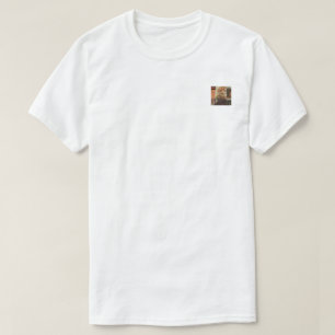 T-shirt à impression sur poitrine - Vieux et plus