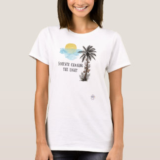 T-shirt À jamais à la poursuite de la lumière - Coucher de