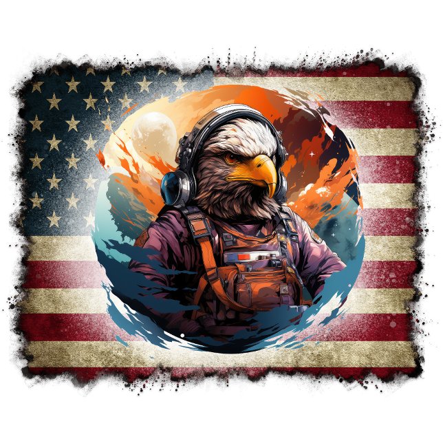 T-shirt À jamais unis (Honoring Our Past, Shaping Our Future: Proud Patriots of America.)